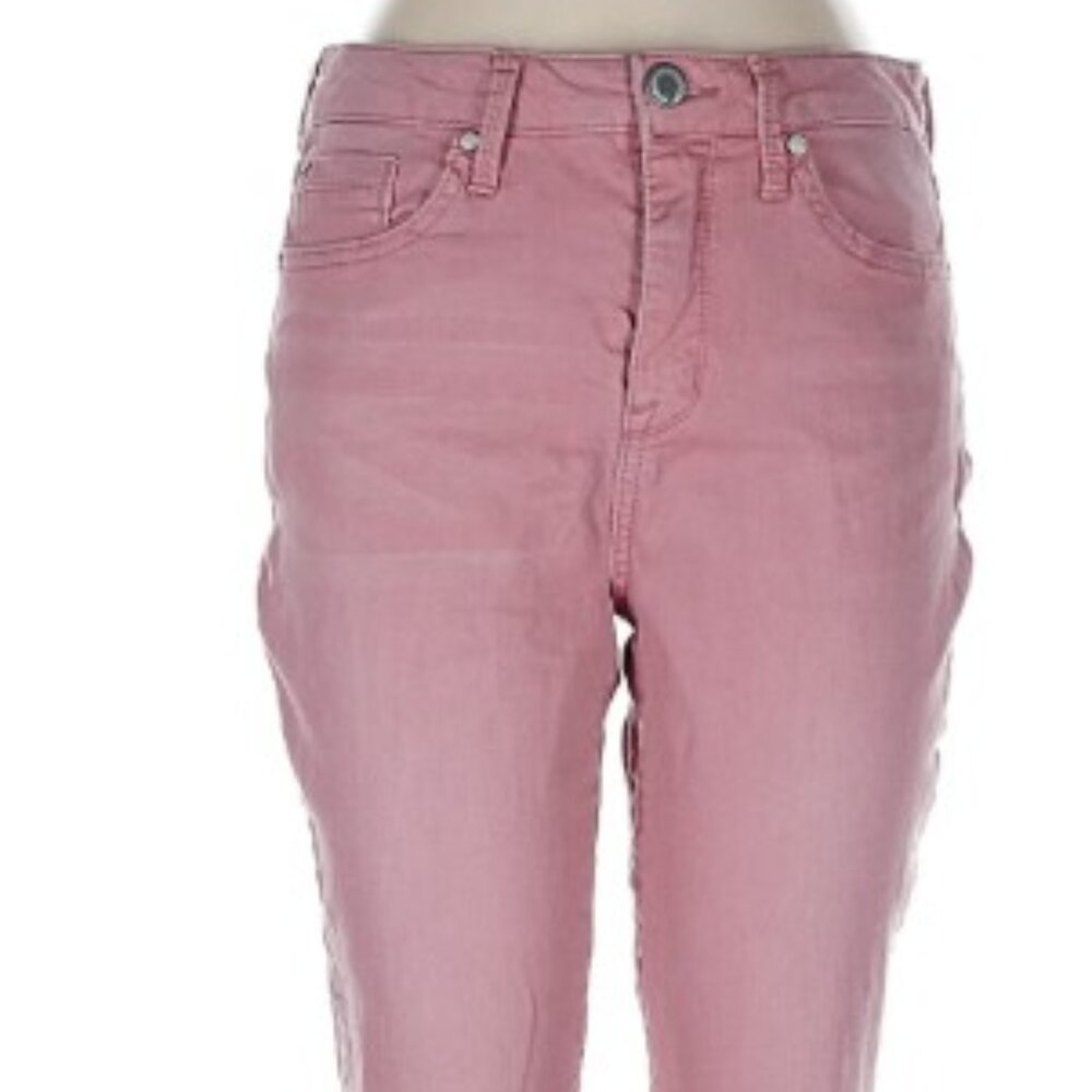 Seven7 High Rise Skinny Fit- Dusty Rose - Size 4 - Picture 6 of 13